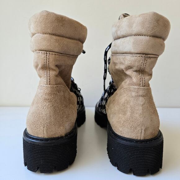 Freda Salvador NEW Claudia Leather Lace Up Combat Platform Lug Boots Women Sz 7 - Picture 6 of 12